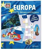 bokomslag WAS IST WAS Rätseln und Stickern: Europa