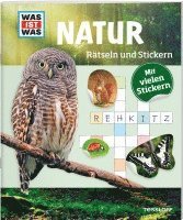 bokomslag WAS IST WAS Rätseln und Stickern: Natur