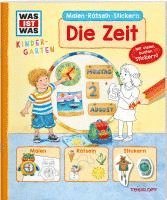 bokomslag WAS IST WAS Kindergarten Malen Rätseln Stickern Die Zeit