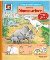 bokomslag WAS IST WAS Kindergarten Malen Rätseln Stickern Bei den Dinosauriern