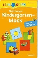 bokomslag Lernstern: Mein lustiger Kindergartenblock. Rätseln und Malen ab 3 Jahren