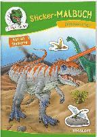 bokomslag Sticker-Malbuch Dinosaurier
