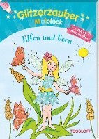 bokomslag Glitzerzauber-Malblock Elfen und Feen