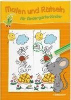 bokomslag Malen und Rätseln für Kindergartenkinder (Orange)
