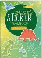 bokomslag Metallic-Sticker Malbuch. Dinosaurier