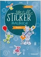 bokomslag Metallic-Sticker Malbuch. Roboter