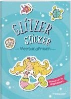bokomslag Glitzer-Sticker Malbuch. Meerjungfrauen