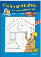 bokomslag Malen und Rätseln für Kindergartenkinder. Baustelle