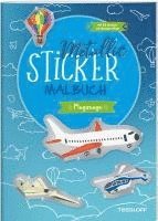Metallic-Sticker Malbuch. Flugzeuge 1