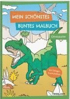 bokomslag Mein schönstes buntes Malbuch. Dinosaurier