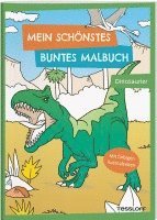 bokomslag Mein schönstes buntes Malbuch. Dinosaurier