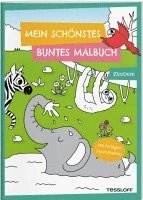 bokomslag Mein schönstes buntes Malbuch. Zootiere