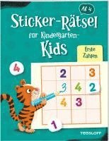 Sticker-Rätsel für Kindergarten-Kids. Erste Zahlen 1