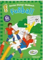 Fußball. Buntes Sticker-Malbuch 1