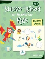 bokomslag Sticker-Rätsel für Kindergarten-Kids. Logisches Denken