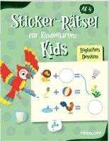 Sticker-Rätsel für Kindergarten-Kids. Logisches Denken 1