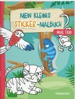 bokomslag Mein kleines Sticker-Malbuch. Wilde Tiere