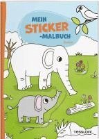 bokomslag Mein Sticker-Malbuch. Zootiere