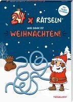 bokomslag 24 x rätseln und dann ist Weihnachten!