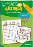 bokomslag Malen und Rätseln für Kindergartenkinder. Natur