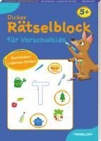 bokomslag Dicker Rätselblock für Vorschulkids. Buchstaben, Logisches Denken