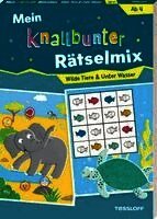 Mein knallbunter Rätselmix. Wilde Tiere & Unter Wasser