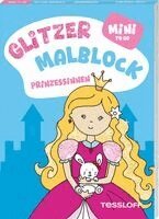 Mini Glitzer Malblock to go. Prinzessinnen, Häftad
