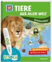 BOOKii® WAS IST WAS Stickeratlas Tiere aus aller Welt, Inbunden