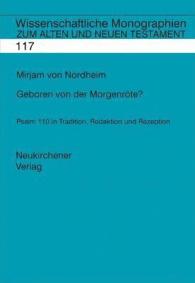 bokomslag Geboren von der Morgenrote?