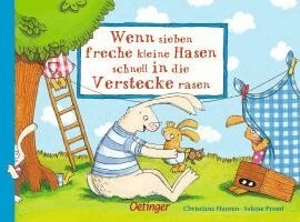 Sabine Praml - Wenn sieben freche kleine Hasen schnell in die Verstecke rasen, Kartonnage