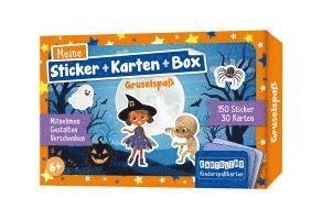 Meine Sticker + Karten + Box - Gruselspaß, Häftad