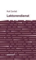 Rolf Zerfaß - Lektorendienst, Häftad