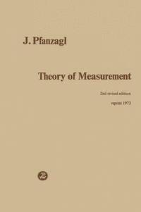 bokomslag Theory of Measurement