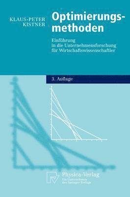 bokomslag Optimierungsmethoden