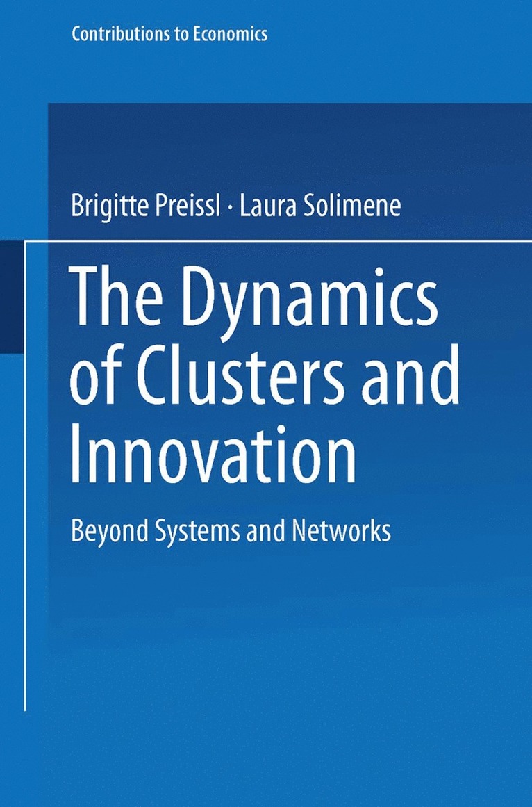 Brigitte Preissl, Laura Solimene - Dynamics of Clusters and Innovation, Häftad