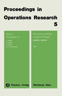 bokomslag Proceedings in Operations Research 5