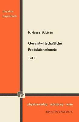 bokomslag Gesamtwirtschaftliche Produktionstheorie