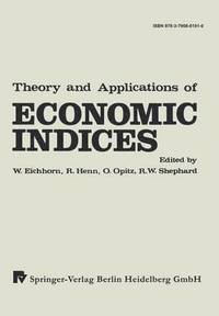 bokomslag Theory and Applications of Economic Indices