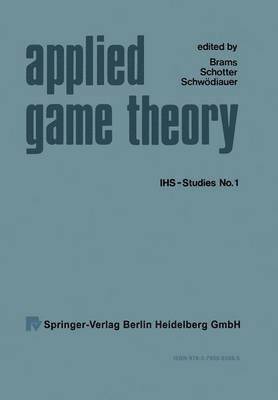 bokomslag Applied Game Theory