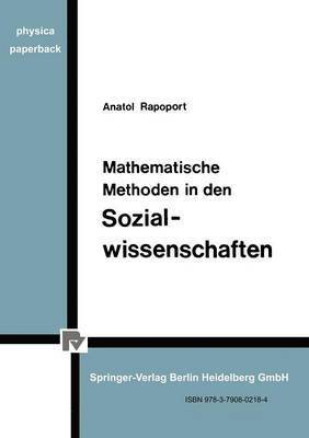 bokomslag Mathematische Methoden in den Sozialwissenschaften