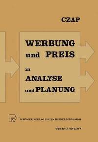 bokomslag Analyse und Planung von Werbeausgaben und Preispolitik bei konkurrierenden Produkten