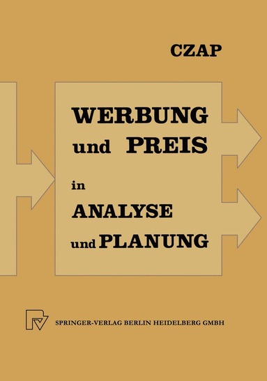 bokomslag Analyse und Planung von Werbeausgaben und Preispolitik bei konkurrierenden Produkten