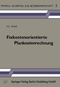 bokomslag Fixkostenorientierte Plankostenrechnung