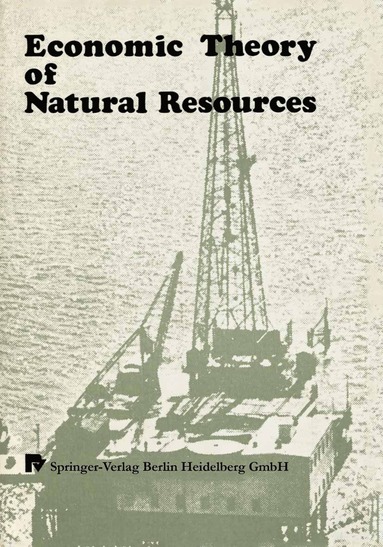 bokomslag Economic Theory of Natural Resources