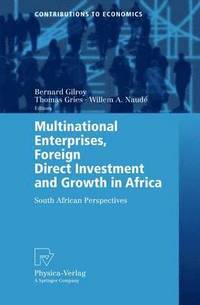 bokomslag Multinational Enterprises, Foreign Direct Investment and Growth in Africa