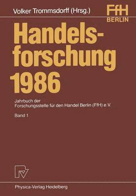 Handelsforschung 1986 1