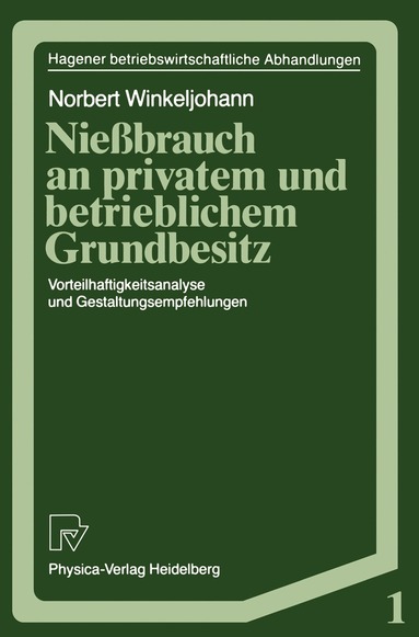 bokomslag Niebrauch an privatem und betrieblichem Grundbesitz