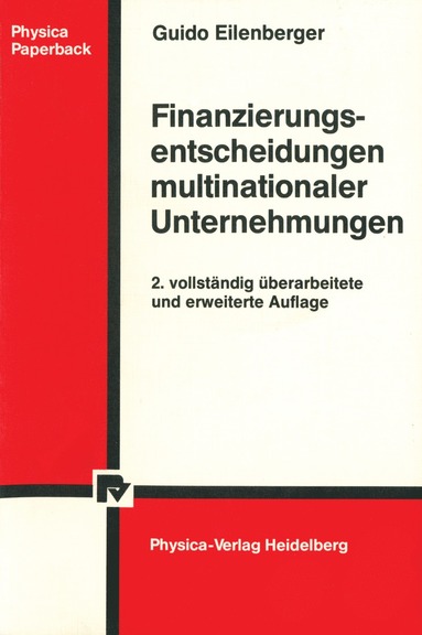 bokomslag Finanzierungsentscheidungen multinationaler Unternehmungen