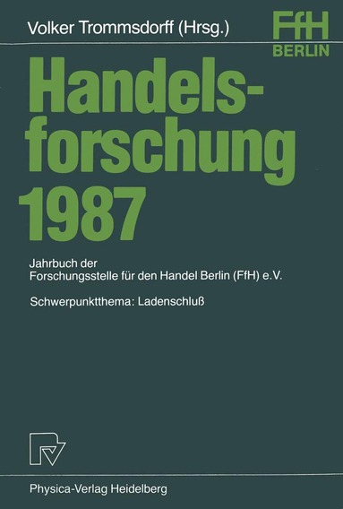 bokomslag Handelsforschung 1987