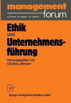 bokomslag Ethik und Unternehmensfhrung